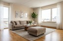 Valencia sofagruppe ekstra dyp 5 seters sofa + fotskammel i chenille   Brun