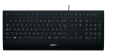 Logitech K280e USB Standard Tastatur - Fransk - Svart med Håndleddstøtte