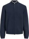 Jack & Jones Jorfrederiksberg Knit Zip Cardigan   Navy   XL