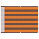 vidaXL Balkong Skjerm Oransje og Brunt 75 x 200 cm