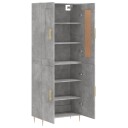vidaXL Highboard betong grå 69,5x34x180 cm konstruert tre