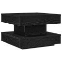  Salongbord 360 graders roterbart svart 50x50x34,5 cm