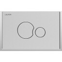 LAUFEN LIS TRYKKPLATE AW106 MATT KROM/BØRSTET STÅL