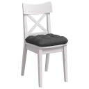  Seteputer 4 pcs Mørkegrå 40 x 40 cm Corduroy stoff