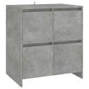 vidaXL Skjenk betonggrå 70x41x75 cm sponplate