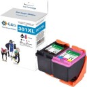 G&G 15116 XL BK/C/M/Y blekkpatroner 2 pk