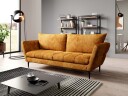 Ancienne 3 seters sofa   sennepsgul