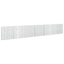 vidaXL Gabion med 3,5 mm tråd og 5x10 cm mesh 650x10x100 cm
