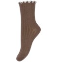 Name It Sokker   5 pack   Rib   NmfNetti   Pepperkorn/Blankpoler   Name It   22/24   Sokker Brun Hvit Rosa