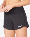 2Xu Aero 4 Inch Shorts W Løpeshorts Black/Silver Reflective XL