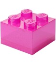 Room Copenhagen LEGO® Brick Boks Translucent 4 Knotter Glitter Medium Violet