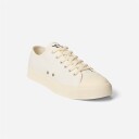 Ralph Lauren Armin Canvas Low-Top Sneaker Deckwash White