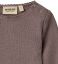 Wheat Genser   Rib   Reese   Plum Trøffel   Wheat   1 år (80)   Genser Brun Lilla