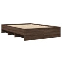  Sengeramme brun eik 135x190 cm konstruert tre 8721102856983