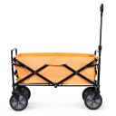 Sammenleggbar stor transportvogn hagevogn strandvogn 47x105 cm MultiGarden Oransje