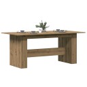  Spisebord artisan eik 180x90x76 cm konstruert tre 8721158434401