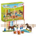 Schleich Pony Agility Trening Lekesett for Barn fra 3 år