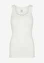 Ribbet singlet i silkemiks Sarona
