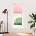  plisségardin Rosa 70x200 cm Stoff Bredde 69,4 Polyester