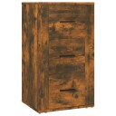 vidaXL Skjenk røkt eik 40x33x70 cm konstruert tre