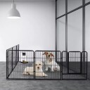 Hundegjerde Til Hage Og Innebruk Med 8 Paneler