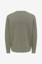 ONLY & SONS   Genser Onsting Rlx Crew Neck Knit   Grå