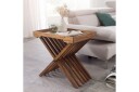 Sidebord Wohnling Rustikk heltre sammenleggbart kryssbensdesign landlig stil -