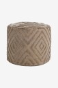 Ellos Home   Puff Mysan Ø 60 cm   Beige