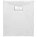 vidaXL Dusjbrett SMC hvit 90x70 cm
