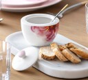 Villeroy & Boch Rose Garden sukkerskål med lokk 3 dl