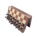 Sjakk sett - Sort/Hvite Brikker 31,5x27,2cm