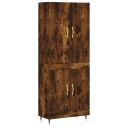  Highboard røkt eik 69,5x34x180 cm konstruert tre