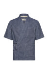 Anerkjendt Akjesper Twill S/S Kimono - Navy - XL