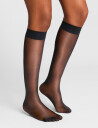 Lindex Knee High 20 Den 2 P The Comfo - Black - 36/42