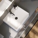 Dansani Cube Ø50cm Porselen Hvit