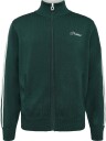 Prohibited Varsity Knitted Trackjacket   DARK GREEN   L