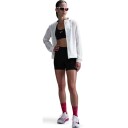 Nike Dri FIT Swift High Rise 4"" Shorts Dame Black/Reflective Silver XL