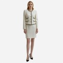 Andiata Lesley Blazer Cream White 38