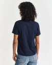 Gant Ton-i-ton grafisk t-skjorte EVENING BLUE S