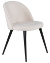 Venture Design Velvet spise stol Beige Fløyel/svart Beige