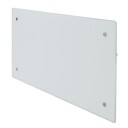 Adax Clea H panelovn med termostat og WiFi 400W/230V, Hvit glass - 5 m²