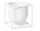 Audo Copenhagen Kubus blomsterpotte 14 cm Hvit