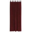  Gardiner med gardiner 2 pcs Vinrød 140 x 260 cm Fløyel