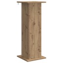 vidaXL Planteholder Artisan eik 30,5 x 30 x 80,5 cm Konstruert tre