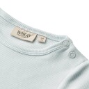 Wheat Rib Body Timo Light Blue (68 / 6 mnd)