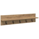  Vegghengt kleshenger med hylle artisan eik 80 x 10.5 x 18 cm