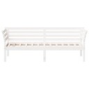 vidaXL Dagseng hvit 90x190 cm heltre furu 8721012429994