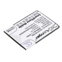 ZTE Blade Q Maxi batteri (2000 mAh 3.8 V, Sort)