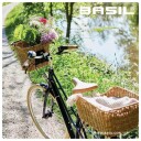 Kurv sykkel bak Basil Cento brun - 35 ltr