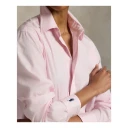 Polo Ralph Lauren Oversize Fit Cotton Shirt   Pink   M